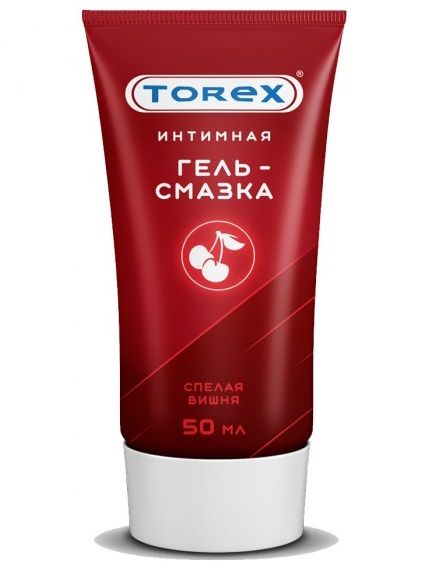 Смазка на водной основе TOREX  Спелая вишня  - 50 мл. - Torex - купить с доставкой в Орске