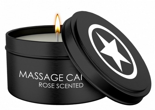 Массажная свеча с ароматом розы Massage Candle - Shots Media BV - купить с доставкой в Орске