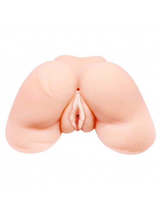 Телесная вибровагина Julie с 2 рабочими отверстиями - Baile - в Орске купить с доставкой