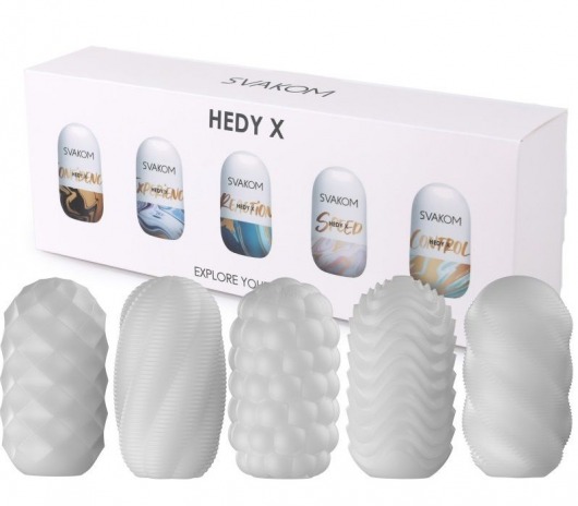 Набор из 5 мастурбаторов Hedy X5 Mixed - Svakom - в Орске купить с доставкой