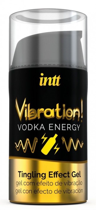 Жидкий интимный гель с эффектом вибрации Vibration! Vodka Energy - 15 мл. - INTT - купить с доставкой в Орске