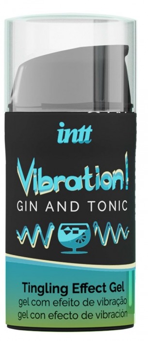 Жидкий интимный гель с эффектом вибрации Vibration! Gin   Tonic - 15 мл. - INTT - купить с доставкой в Орске