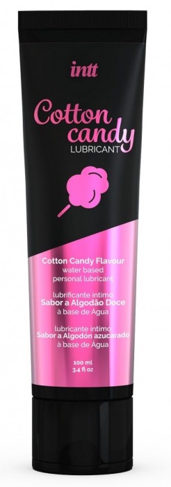 Интимный гель на водной основе Cotton Candy Lubricant - 100 мл. - INTT - купить с доставкой в Орске