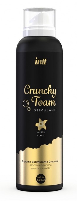 Пенка для массажа Crunchy Foam Stimulant Vanilla - 100 мл. - INTT - купить с доставкой в Орске