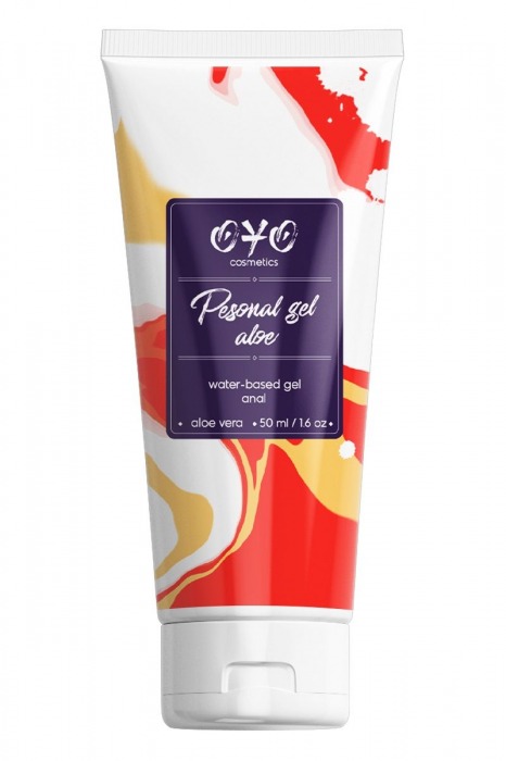 Анальная смазка на водной основе OYO Personal Gel Aloe - 50 мл. - OYO - купить с доставкой в Орске