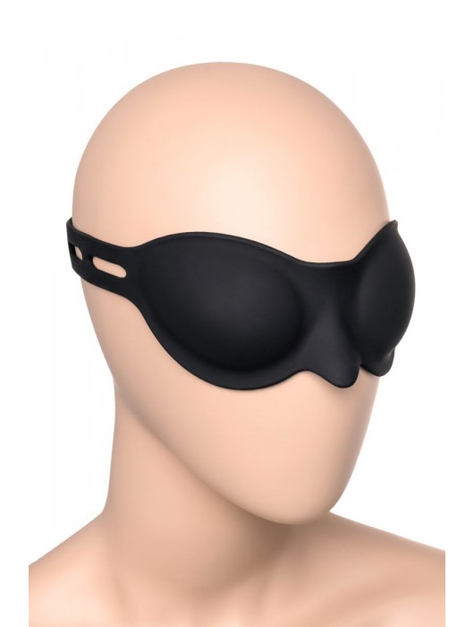 Черная плотная силиконовая маска - ToyFa - купить с доставкой в Орске