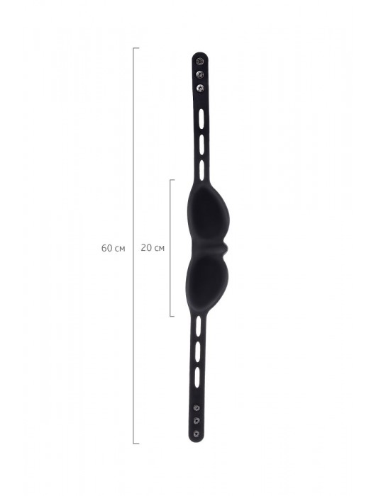 Черная плотная силиконовая маска - ToyFa - купить с доставкой в Орске