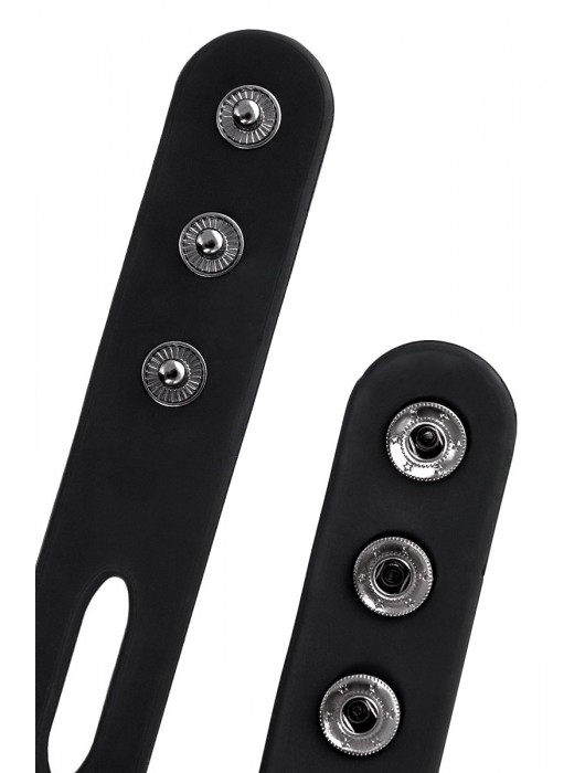 Черная плотная силиконовая маска - ToyFa - купить с доставкой в Орске