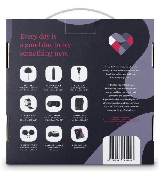 Стартовый набор БДСМ First Kinky Experience - Loveboxxx - купить с доставкой в Орске