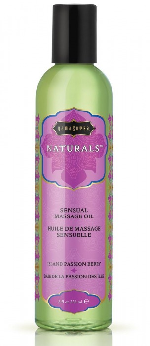 Массажное масло Naturals Island Passion Berry с ароматом тропических фруктов - 236 мл. - Kama Sutra - купить с доставкой в Орске