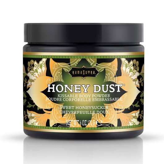 Пудра для тела Honey Dust Body Powder с ароматом жимолости - 170 гр. - Kama Sutra - купить с доставкой в Орске