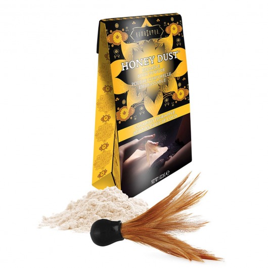 Пудра для тела Honey Dust Body Powder с ароматом кокоса и ананаса - 28 гр. - Kama Sutra - купить с доставкой в Орске