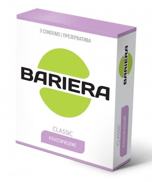 Классические презервативы Bariera Classic - 3 шт. - Bariera - купить с доставкой в Орске