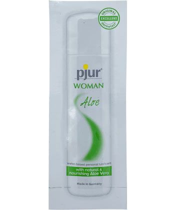 Лубрикант на водной основе pjur WOMAN Aloe - 2 мл. - Pjur - купить с доставкой в Орске