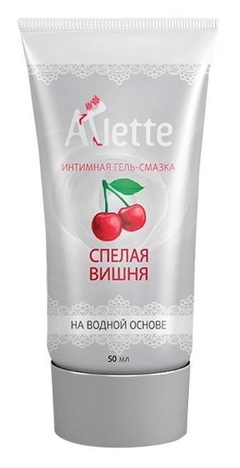 Интимная гель-смазка на водной основе Arlette  Спелая вишня  - 50 мл. - Arlette - купить с доставкой в Орске