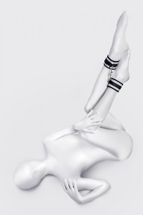 Серебристо-черные оковы Anonymo - ToyFa - купить с доставкой в Орске