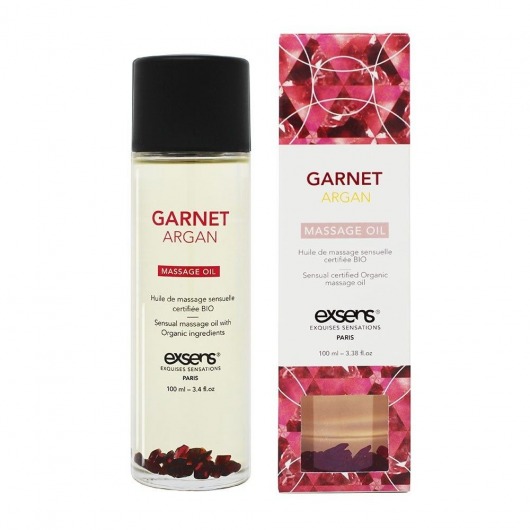 Органическое массажное масло GARNET ARGAN - 100 мл. - Exsens - купить с доставкой в Орске
