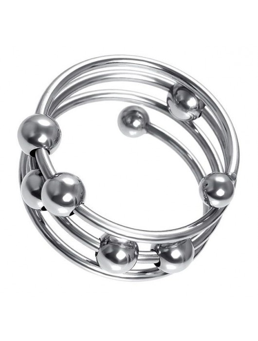 Большое металлическое кольцо под головку пениса - ToyFa - купить с доставкой в Орске