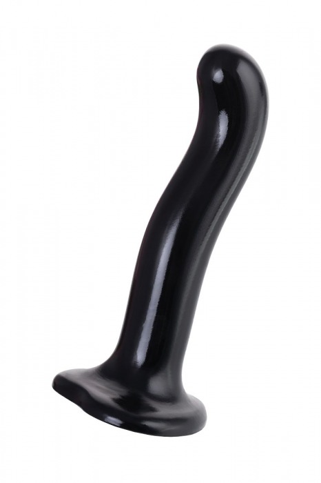 Черный стимулятор для пар P G-Spot Dildo Size M - 18 см. - Strap-on-me - в Орске купить с доставкой