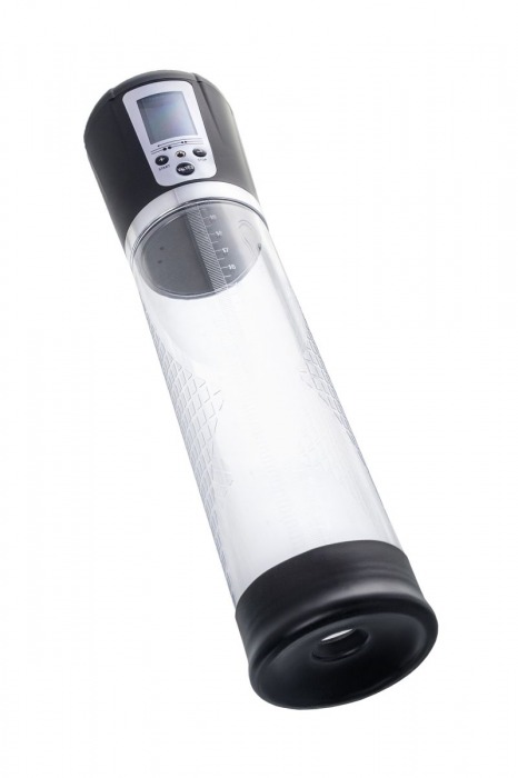 Прозрачная автоматическая помпа для пениса Alrik - Sexus - в Орске купить с доставкой