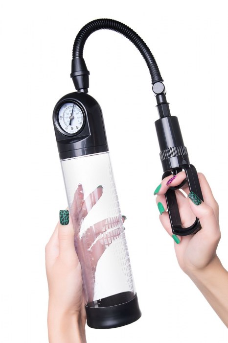 Прозрачная механическая помпа Helmer с манометром - Sexus - в Орске купить с доставкой