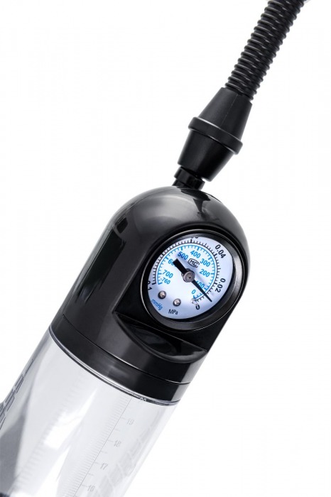 Прозрачная механическая помпа Helmer с манометром - Sexus - в Орске купить с доставкой