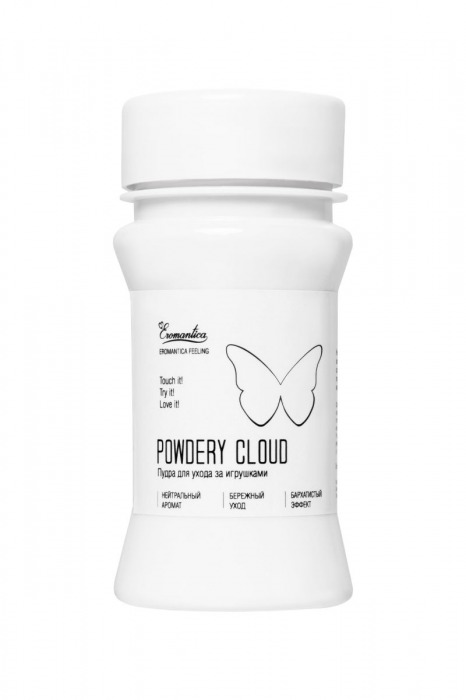 Пудра для ухода за игрушками Powdery Cloud с нейтральным ароматом - 40 гр. - Eromantica - купить с доставкой в Орске