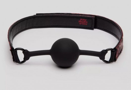 Кляп-шар на двусторонних ремешках Reversible Silicone Ball Gag - Fifty Shades of Grey - купить с доставкой в Орске