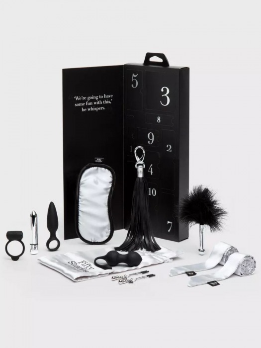 Эротический набор Pleasure Overload 10 Days of Play Gift Set - Fifty Shades of Grey - купить с доставкой в Орске
