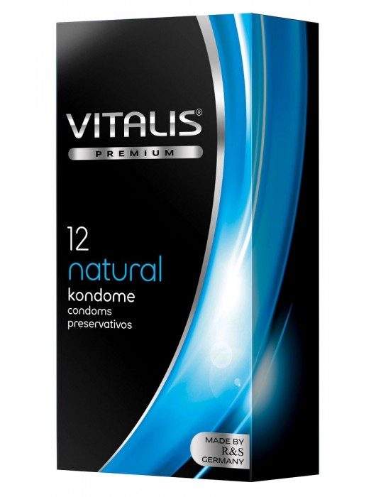 Классические презервативы VITALIS PREMIUM natural - 12 шт. - Vitalis - купить с доставкой в Орске