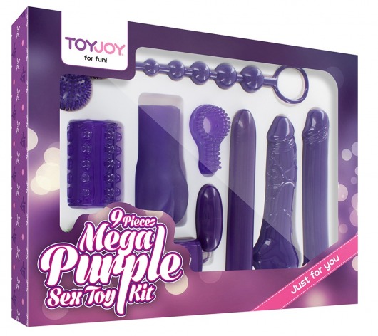 Эротический набор Toy Joy Mega Purple - Toy Joy - купить с доставкой в Орске