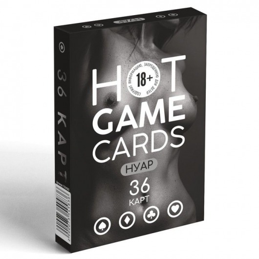 Игральные карты HOT GAME CARDS НУАР - 36 шт. - Сима-Ленд - купить с доставкой в Орске