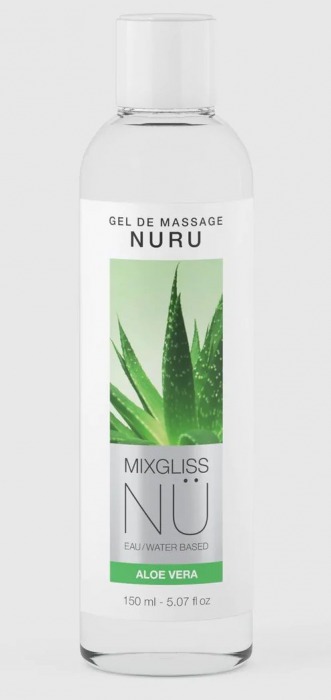 Массажный гель на водной основе Mixgliss NU Aloe Vera - 150 мл. - Mixgliss - купить с доставкой в Орске