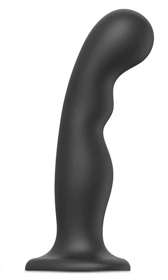 Черная насадка Strap-On-Me Dildo Plug P G size XXL - Strap-on-me - купить с доставкой в Орске