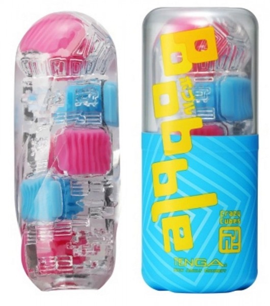 Мастурбатор Tenga Bobble Crazy Cubes - Tenga - в Орске купить с доставкой