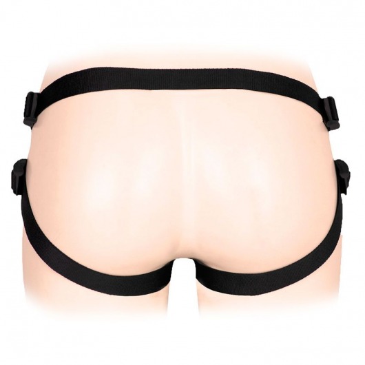 Черные трусики для страпона в комплекте с коннектором и насадкой - Notabu - купить с доставкой в Орске