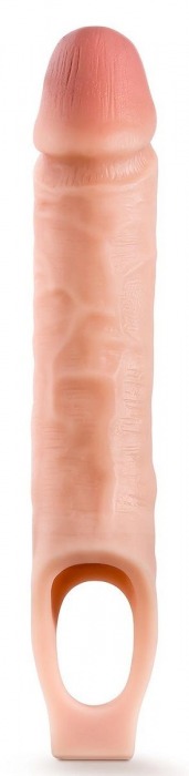 Телесная насадка на пенис 10 Inch Cock Sheath Extender - 25 см. - Blush Novelties - в Орске купить с доставкой