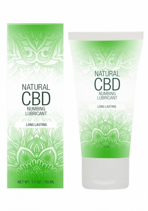 Лубрикант с пролонгирующим эффектом Natural CBD Numbing Lubricant - 50 мл. - Shots Media BV - купить с доставкой в Орске