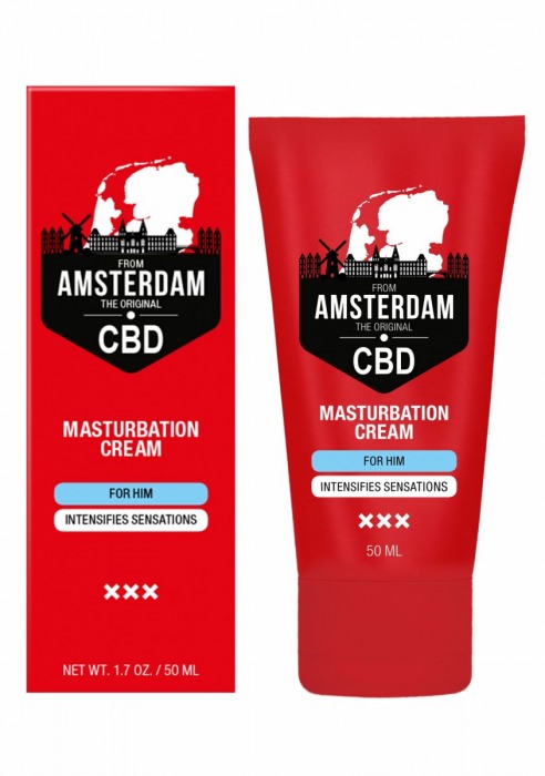 Крем для мастурбации для мужчин CBD from Amsterdam Masturbation Cream For Him - 50 мл. - Shots Media BV - купить с доставкой в Орске