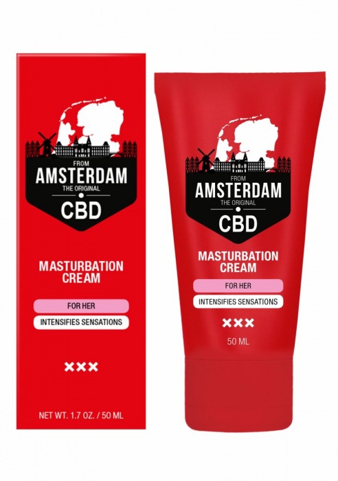 Крем для мастурбации для женщин CBD from Amsterdam Masturbation Cream For Her - 50 мл. - Shots Media BV - купить с доставкой в Орске