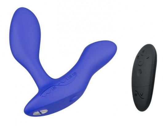 Синий анальный вибратор We-Vibe Vector+ - We-vibe - в Орске купить с доставкой
