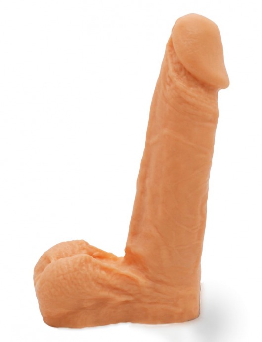 Реалистичный фаллоимитатор с мошонкой на трусиках Харнесс - 16,5 см. - LOVETOY (А-Полимер) - купить с доставкой в Орске