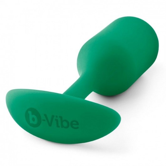Зеленая пробка для ношения B-vibe Snug Plug 2 - 11,4 см. - b-Vibe