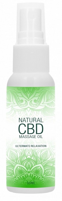 Массажное масло Natural CBD Massage Oil - 50 мл. - Shots Media BV - купить с доставкой в Орске