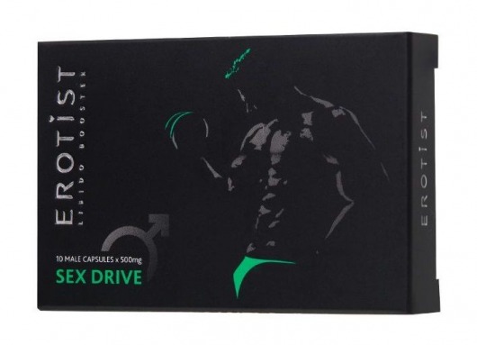 Капсулы для мужчин для повышения либидо Erotist SEX DRIVE - 10 капсул (500 мг.) - Erotist Libido Booster - купить с доставкой в Орске