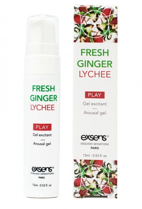 Возбуждающий гель Fresh Ginger Lychee Arousal Gel - 15 мл. - Exsens - купить с доставкой в Орске