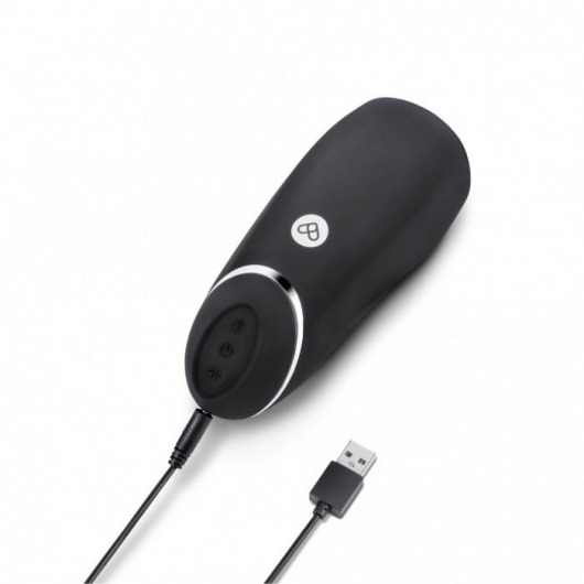 Черный перезаряжаемый мастурбатор для мужчин Pink Vibe - Pink Vibe - в Орске купить с доставкой