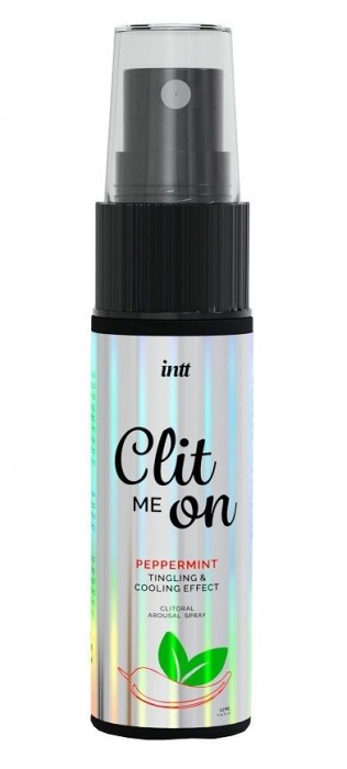 Клиторальный возбуждающий спрей Clit Me On Peppermint - 12 мл. - INTT - купить с доставкой в Орске