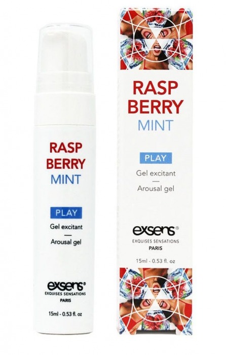 Возбуждающий гель Raspberry Mint с ароматом малины и мяты - 15 мл. - Exsens - купить с доставкой в Орске