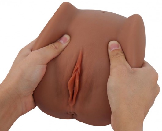 Мастурбатор Black Beauty - вагина и анус - S-HANDE - в Орске купить с доставкой